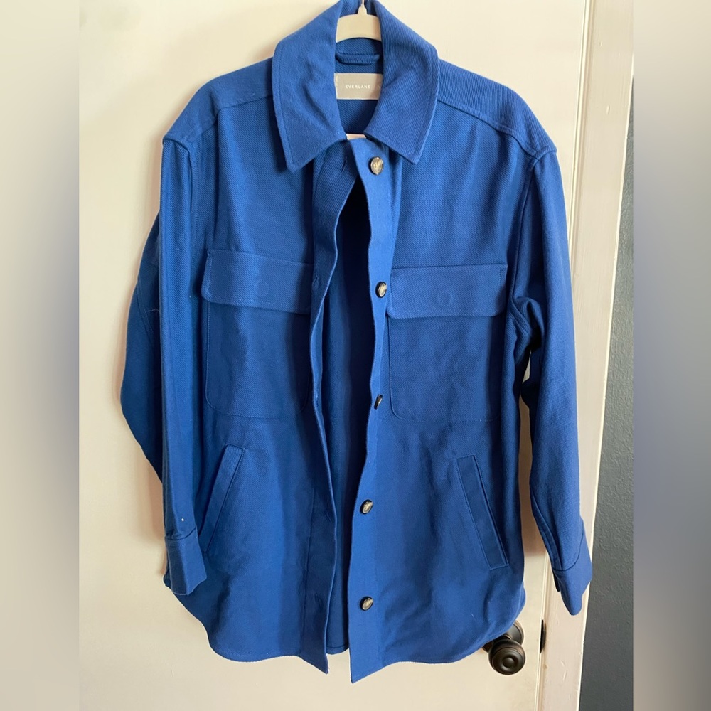 Everlane shirt coat size large